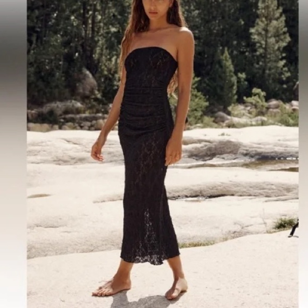 ZARA / Lace Black Dress